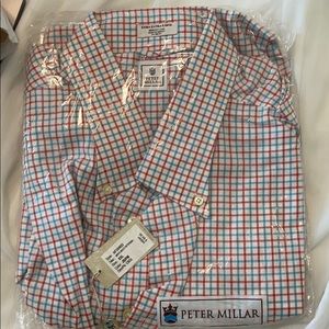 BRAND NEW Men’s Peter Millar button down shirt